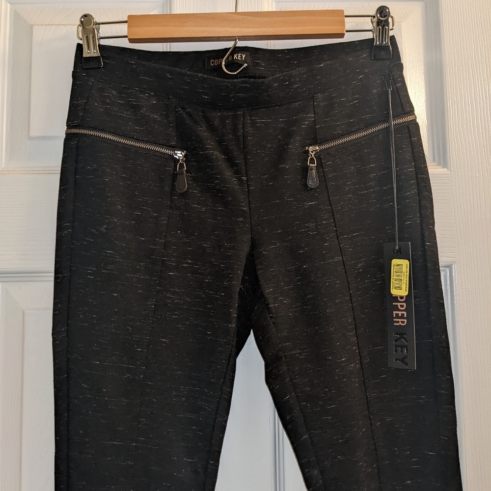 NWT S Copper Key leggings with zippers
